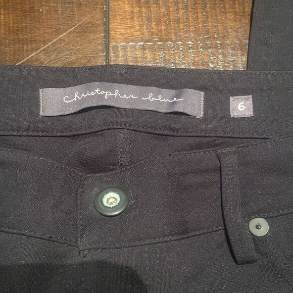 Stylish Black Pants Christopher Blue size 6 - Picture 4 of 7